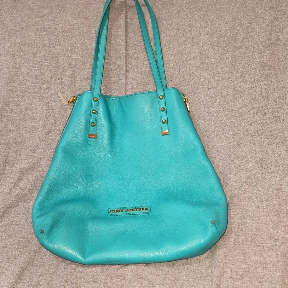Juicy Couture Leather Turquoise Bag